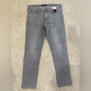 Express Gray Slim Stretch Jeans - Brand New
